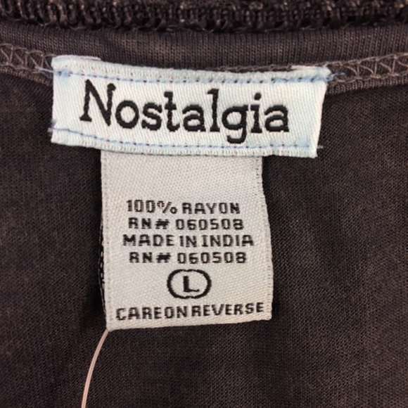 NWT Nostalgia Gray Fringe Dress - Picture 7 of 8